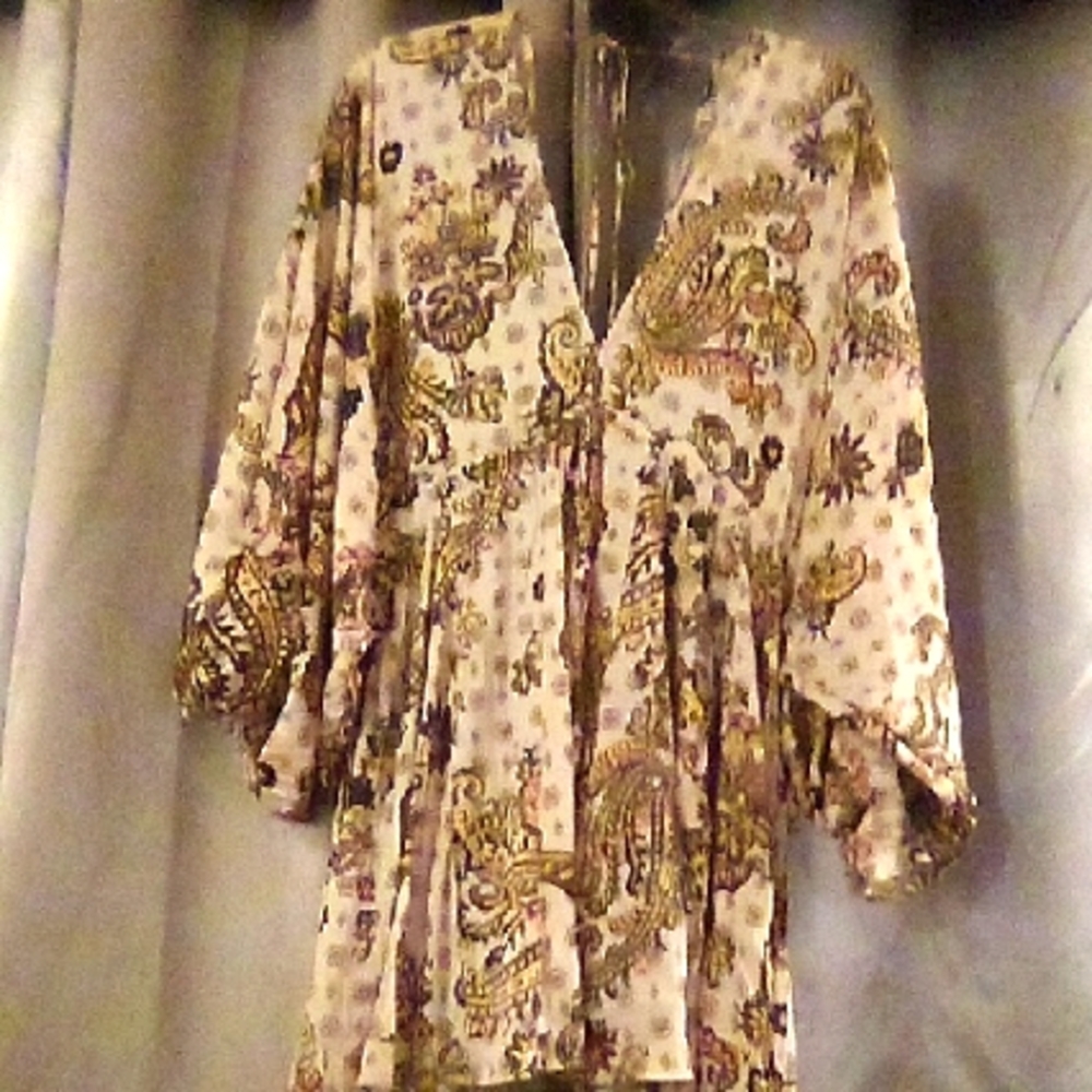 Free People Paisley Dress Size M